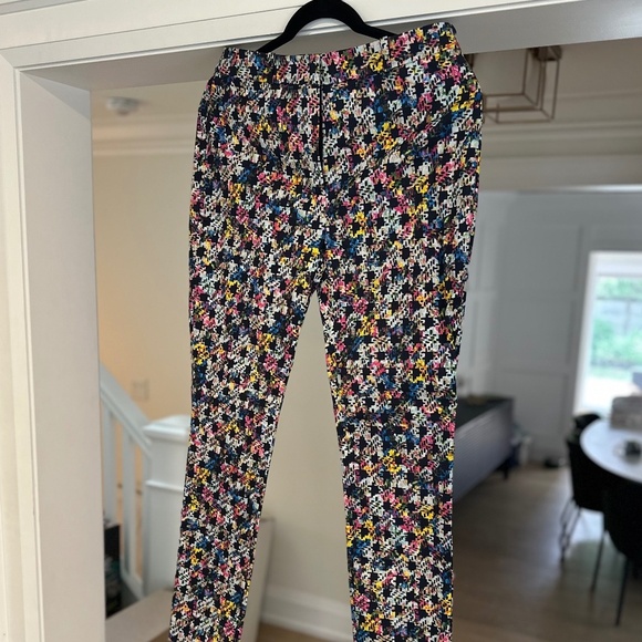 ERDEM straight leg multicolour houndstooth pattern Sidney pants - Size 8. - Picture 8 of 13